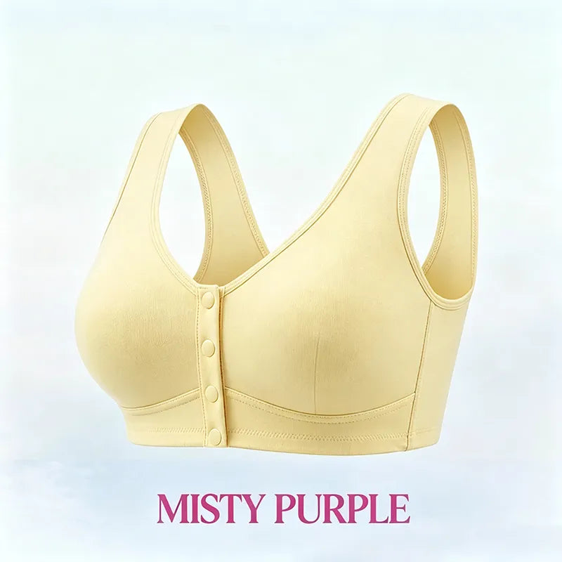 💥Last Day🔥Front Closure Breathable Cotton Lifting Bra for Seniors