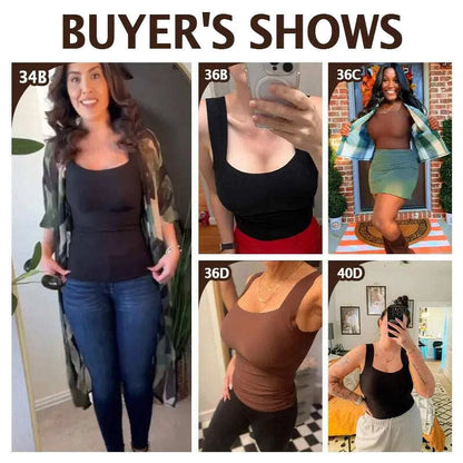 🔥Last day promotion!Built-In Comfort Bra Tank Top 🎉