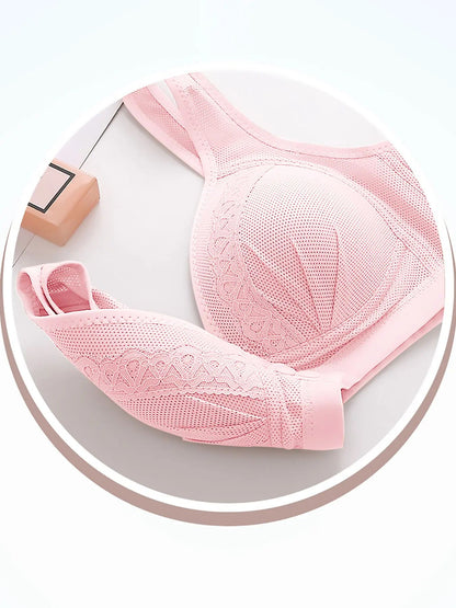 🔥LAST DAY SALE 90% OFF💕Women's Front Closure Bras Push-Up Jacquard Bra