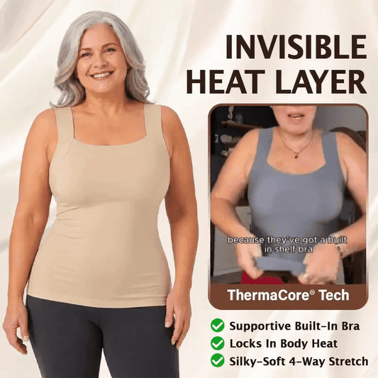🔥Last day promotion!Built-In Comfort Bra Tank Top 🎉