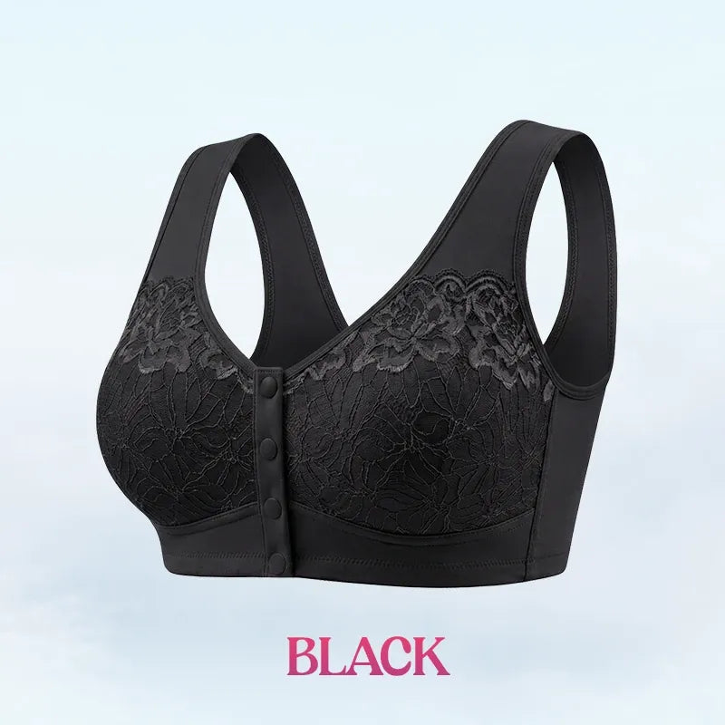 💥Last Day🔥Front Closure Breathable Cotton Lifting Bra for Seniors