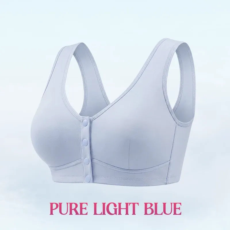 💥Last Day🔥Front Closure Breathable Cotton Lifting Bra for Seniors