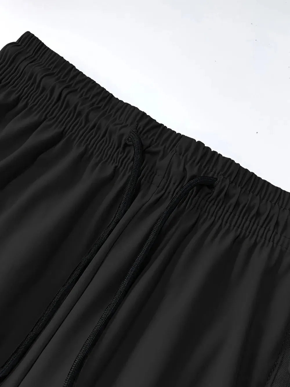 Women's Capris Pants - Loose Fit, Summer Drawstring Waist, Zippered Pockets, Breathable High-Stretch Fabric, Suitable for Everyday Wear