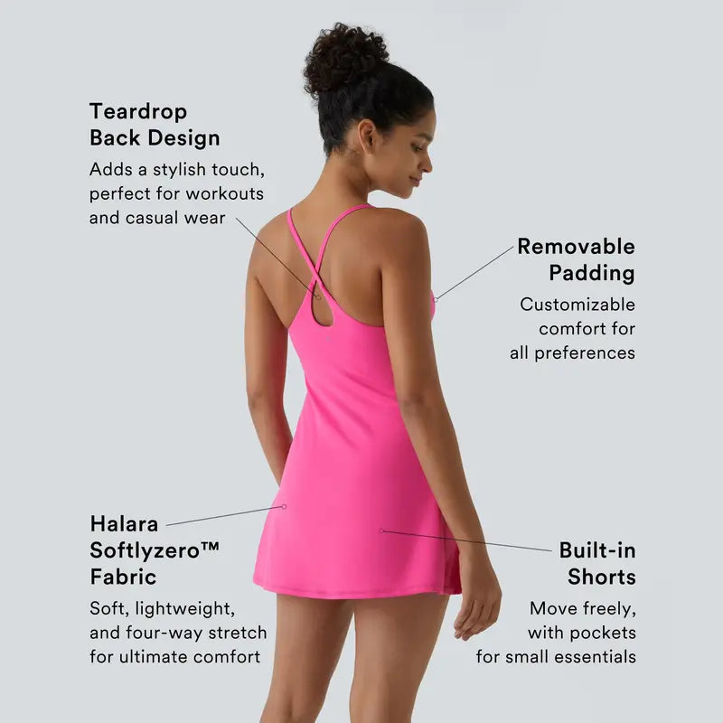 🔥Last day promotion💖Plush Backless Active Dress-Easy Peezy Edition