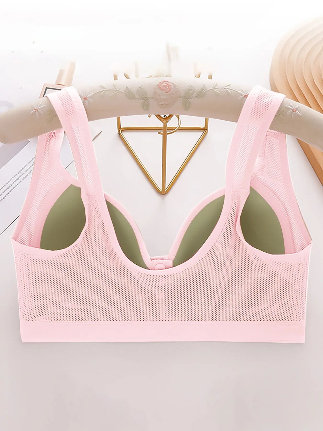🔥LAST DAY SALE 90% OFF💕Women's Front Closure Bras Push-Up Jacquard Bra