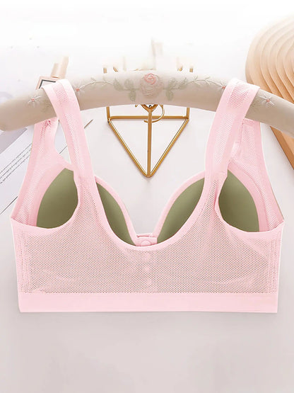 🔥LAST DAY SALE 90% OFF💕Women's Front Closure Bras Push-Up Jacquard Bra