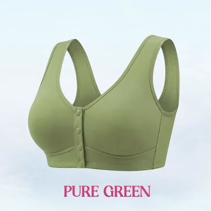 💥Last Day🔥Front Closure Breathable Cotton Lifting Bra for Seniors
