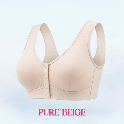 💥Last Day🔥Front Closure Breathable Cotton Lifting Bra for Seniors
