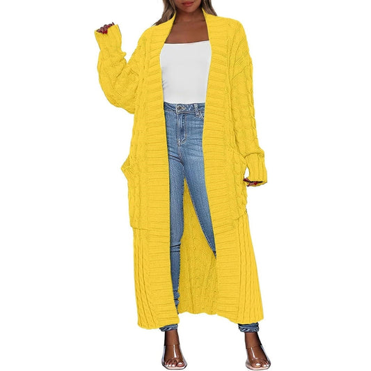 🔥Women's Long Knit Cardigan – Hooded & Classic Open-Front Styles