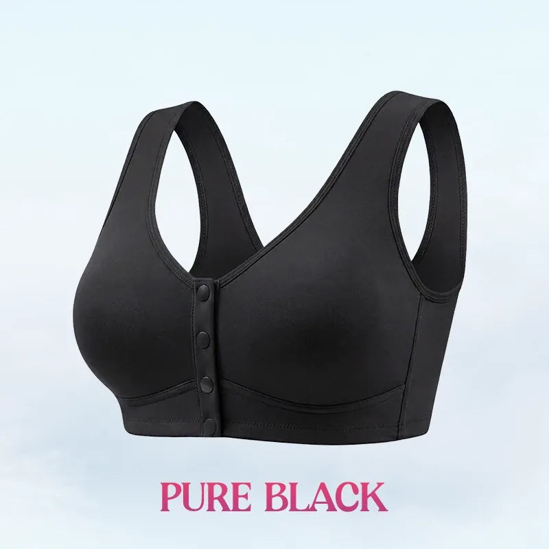 💥Last Day🔥Front Closure Breathable Cotton Lifting Bra for Seniors
