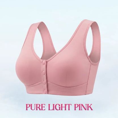 💥Last Day🔥Front Closure Breathable Cotton Lifting Bra for Seniors