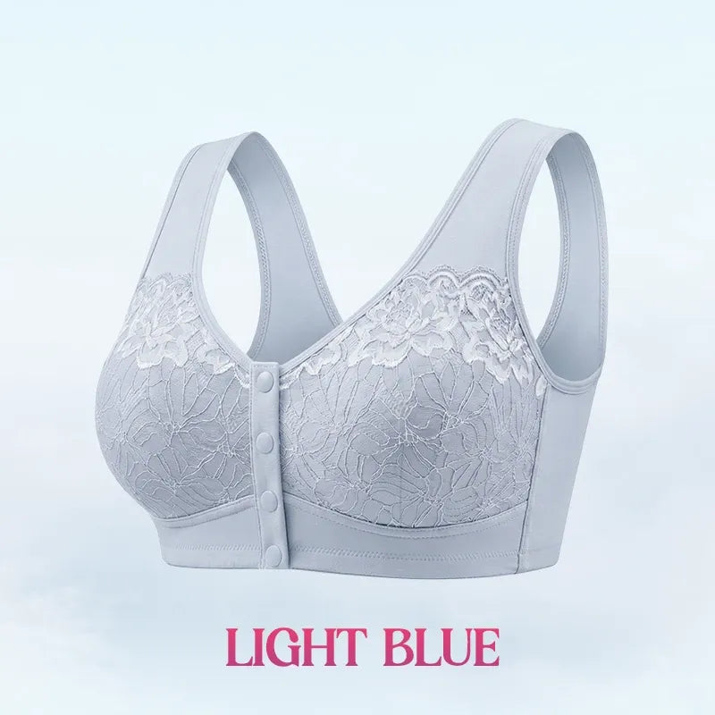💥Last Day🔥Front Closure Breathable Cotton Lifting Bra for Seniors