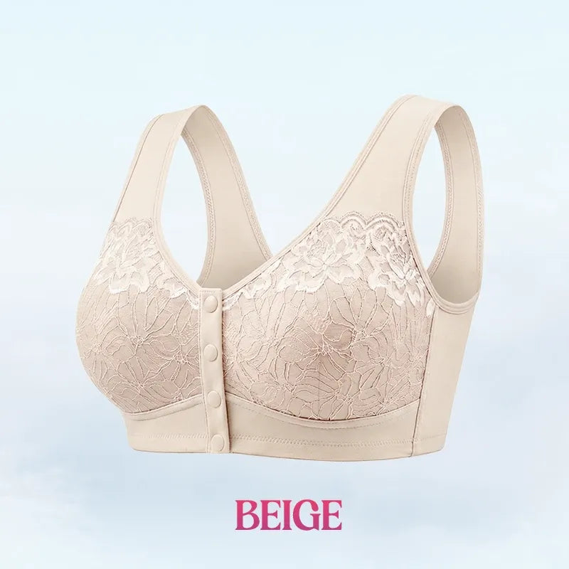 💥Last Day🔥Front Closure Breathable Cotton Lifting Bra for Seniors