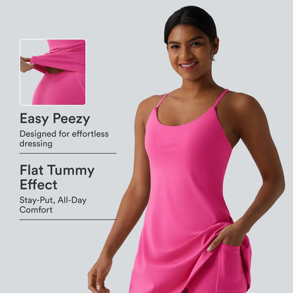 🔥Last day promotion💖Plush Backless Active Dress-Easy Peezy Edition