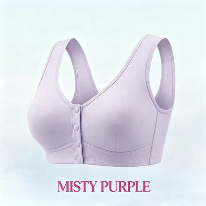 💥Last Day🔥Front Closure Breathable Cotton Lifting Bra for Seniors