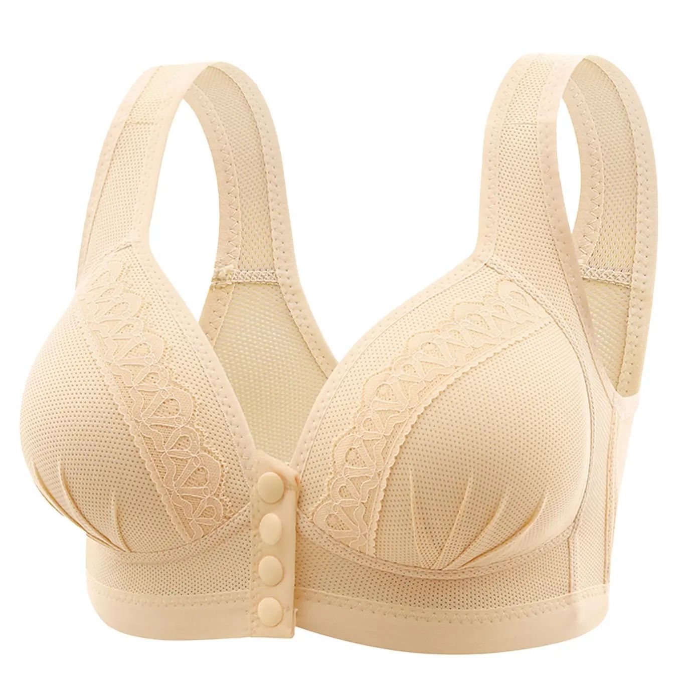 🔥LAST DAY SALE 90% OFF💕Women's Front Closure Bras Push-Up Jacquard Bra