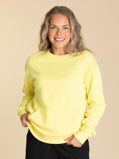 🔥Back by Popular Demand! Pigment Dyed Cozy Campfire Crewneck Sweatshir
