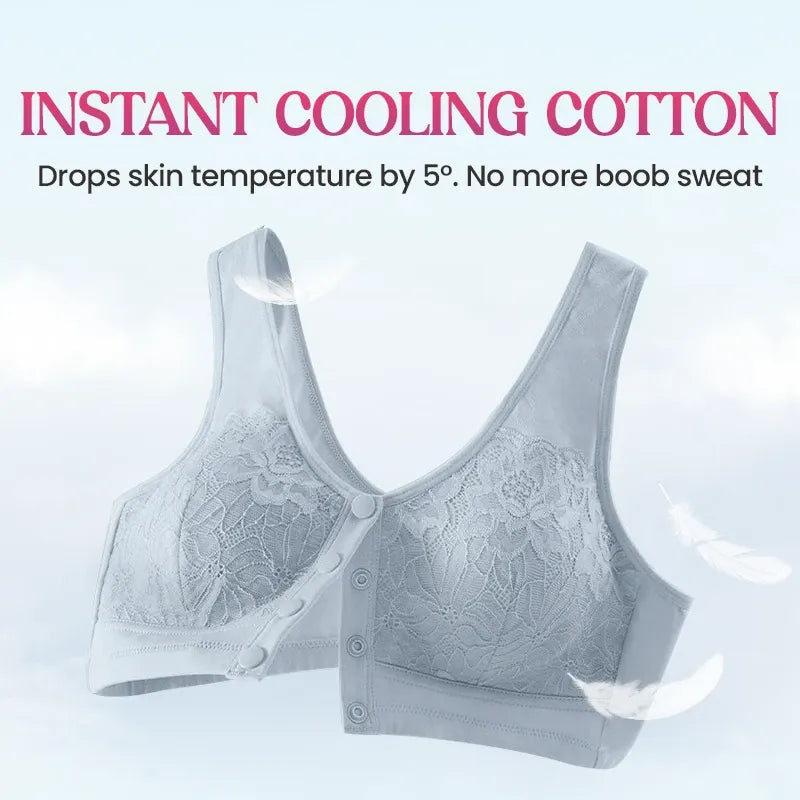 🔥Last Day💥Front Closure Breathable Cotton Lifting Bra for Seniors🔥8-Pack Only $24