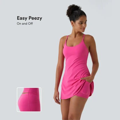 🔥Last day promotion💖Plush Backless Active Dress-Easy Peezy Edition