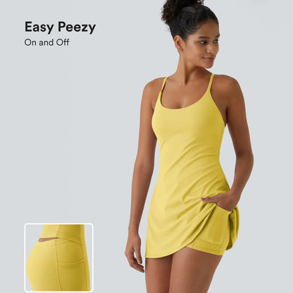 🔥Last day promotion💖Plush Backless Active Dress-Easy Peezy Edition